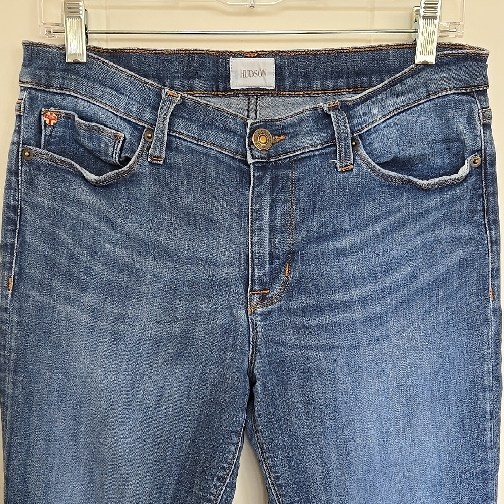 Hudson Krista Super Skinny Low Rise Jeans, Size 31, Light Wash, Casual, Classic - Picture 3 of 14